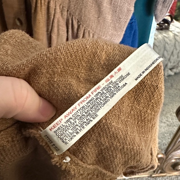 Free People Brown Maxi Dress with Button Detail - Picture 5 of 5